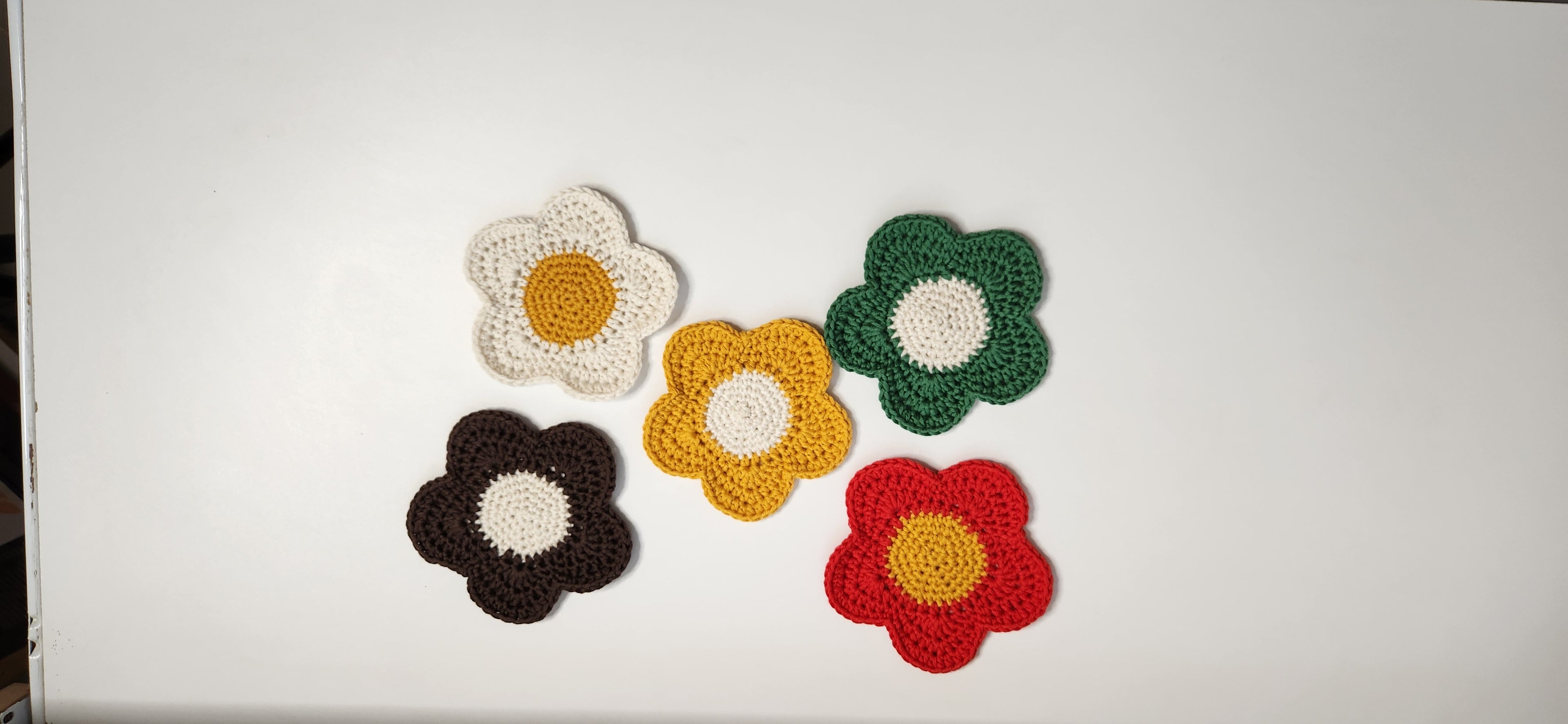 Retro Flower Motif Pattern - Beginner-Friendly Crochet Pattern