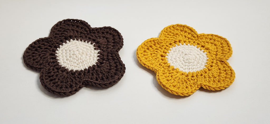 Retro Flower Motif Pattern - Beginner-Friendly Crochet Pattern