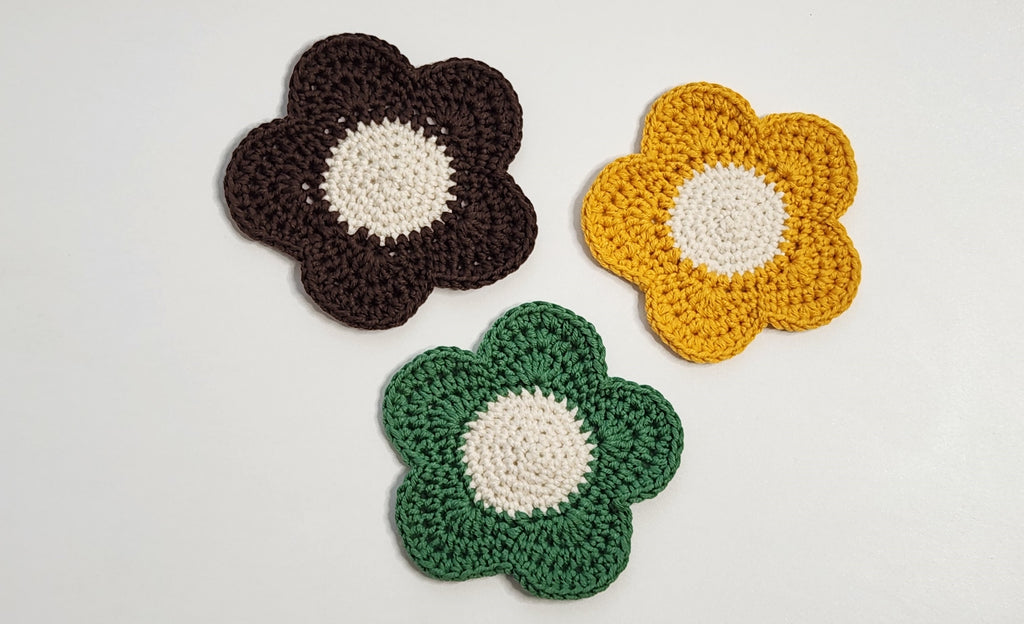 Retro Flower Motif Pattern - Beginner-Friendly Crochet Pattern