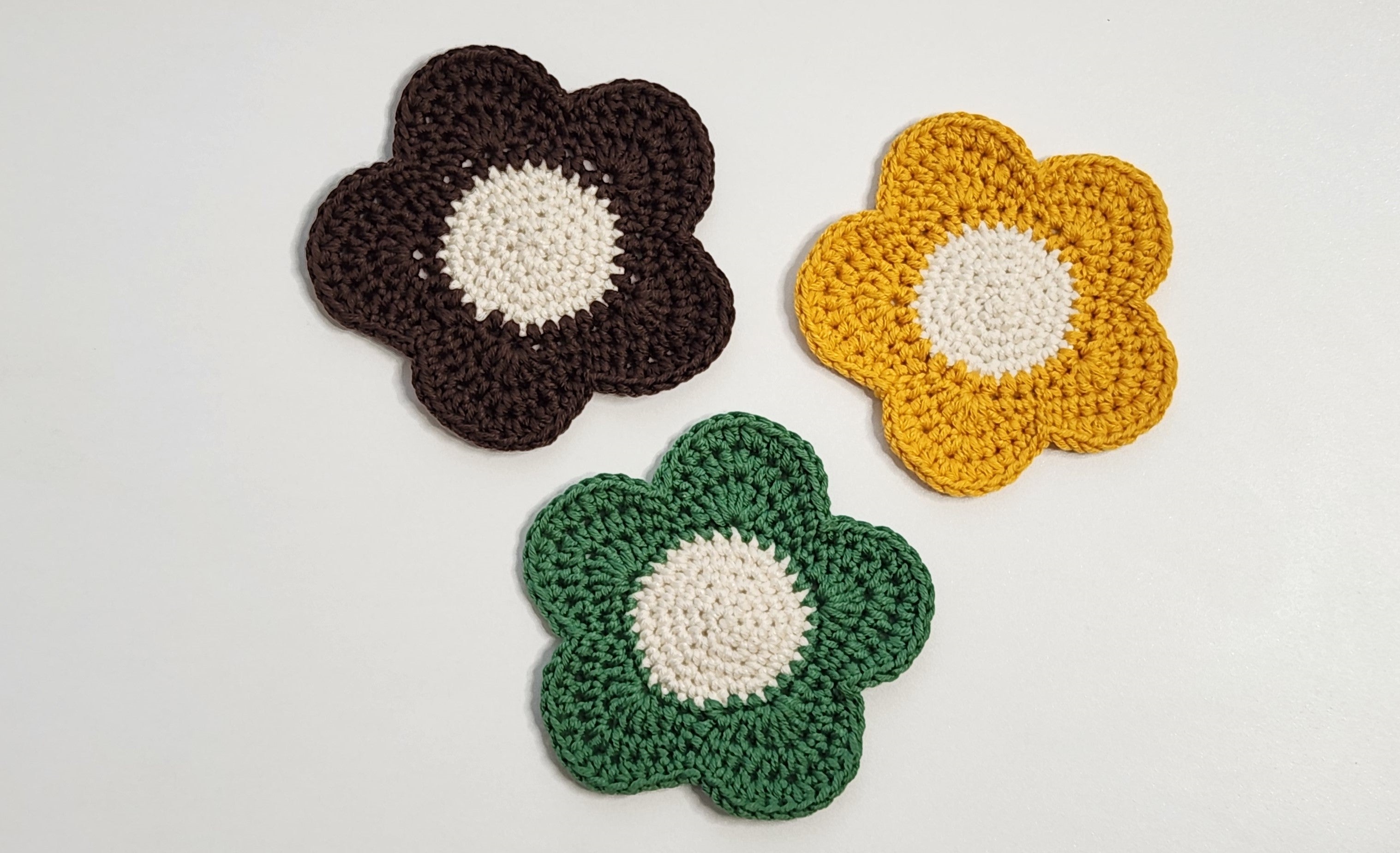 Retro Flower Motif Pattern - Beginner-Friendly Crochet Pattern