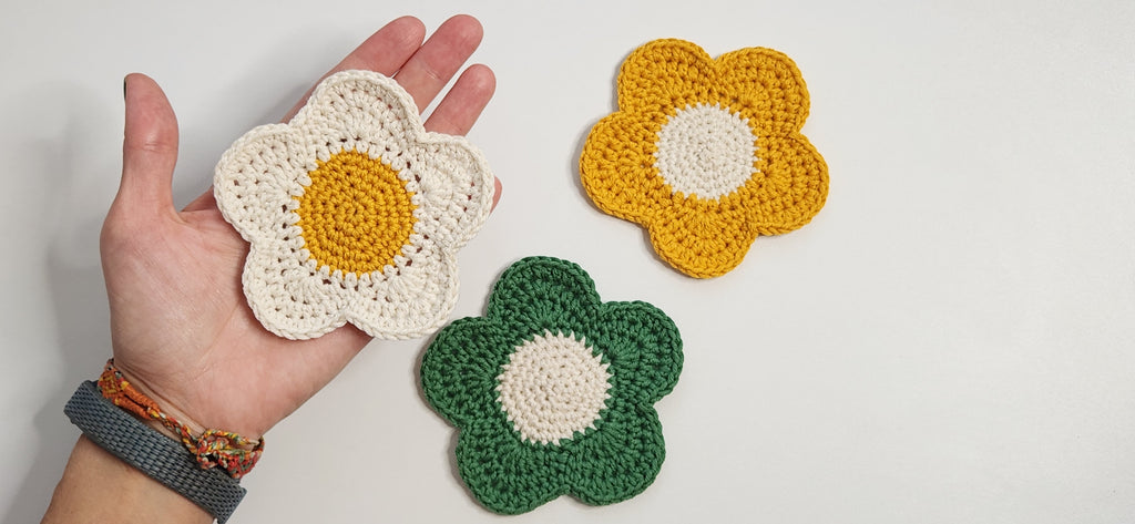 Retro Flower Motif Pattern - Beginner-Friendly Crochet Pattern
