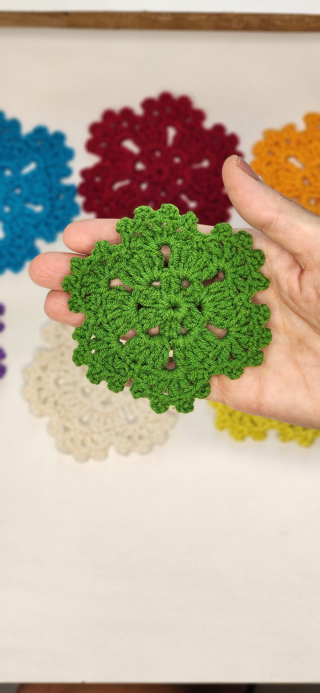Picot Flower Hexagon Motif Pattern - Beginner-Friendly Crochet Pattern