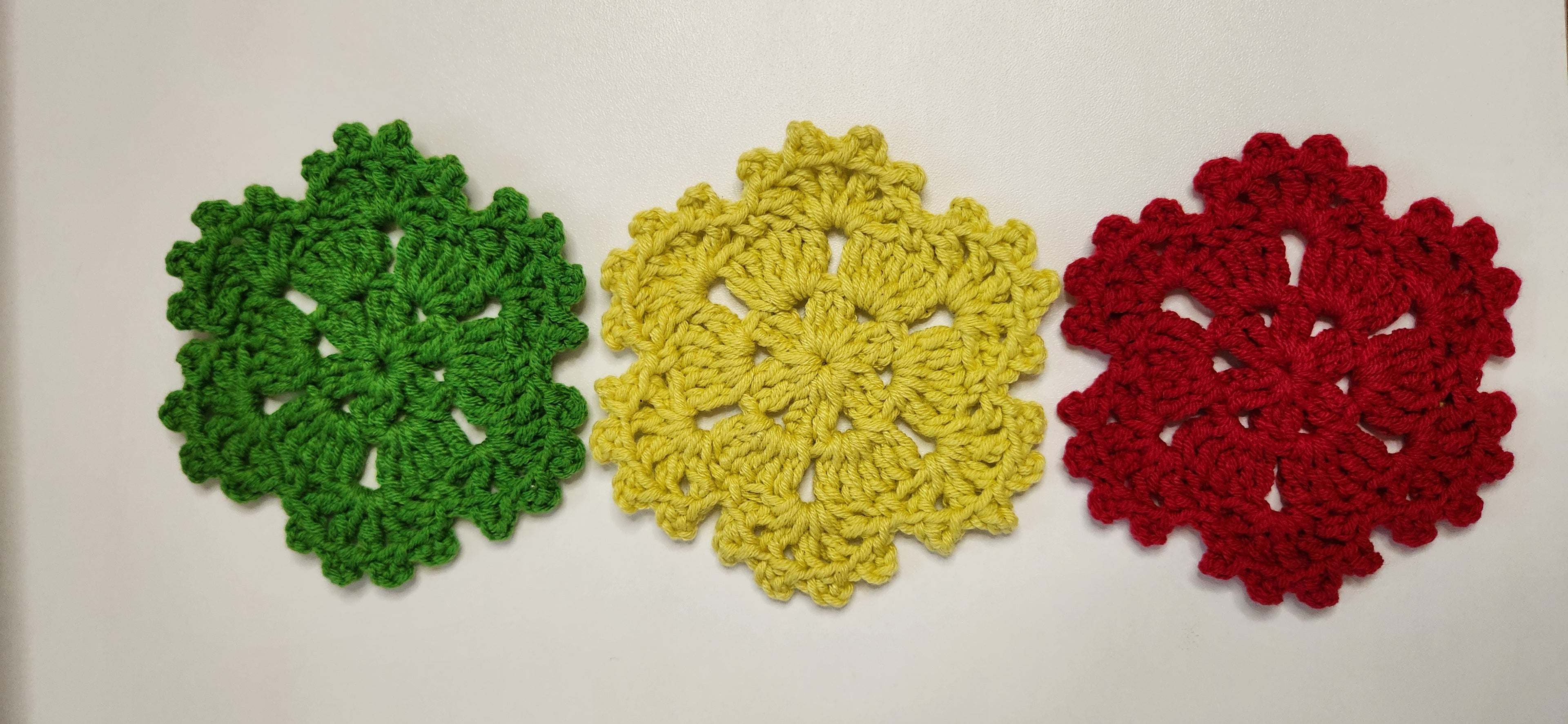 Picot Flower Hexagon Motif Pattern - Beginner-Friendly Crochet Pattern