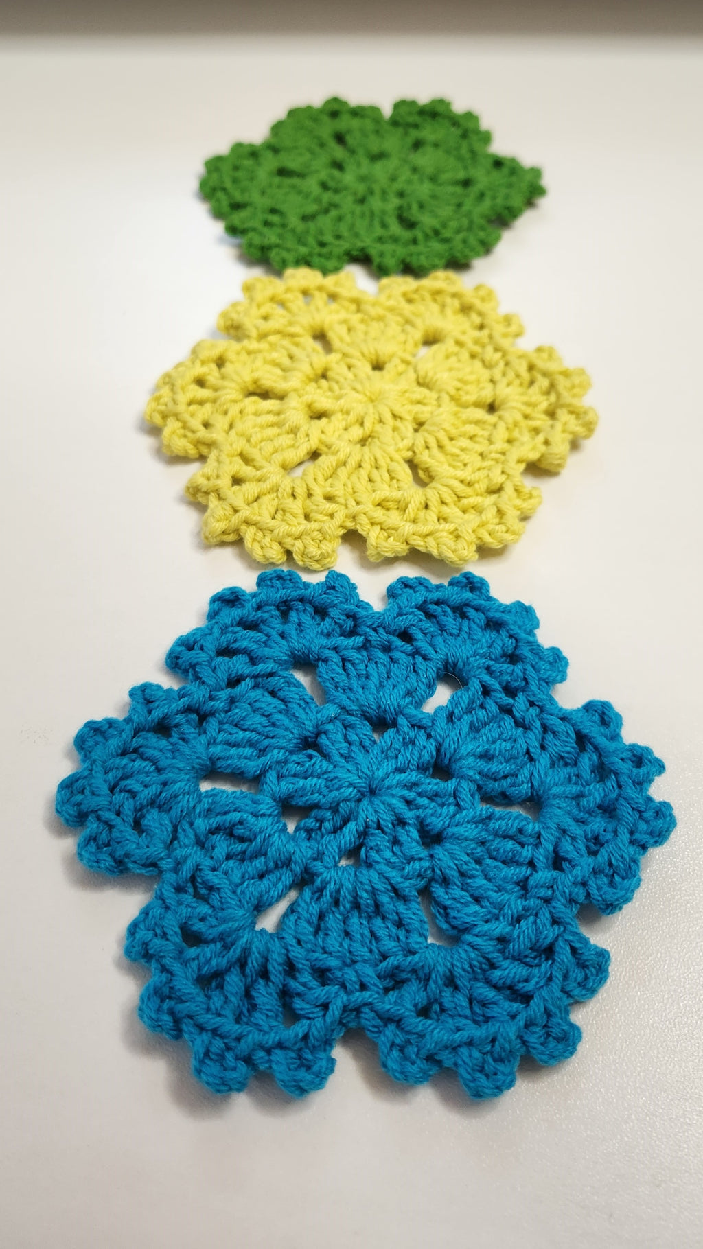 Picot Flower Hexagon Motif Pattern - Beginner-Friendly Crochet Pattern