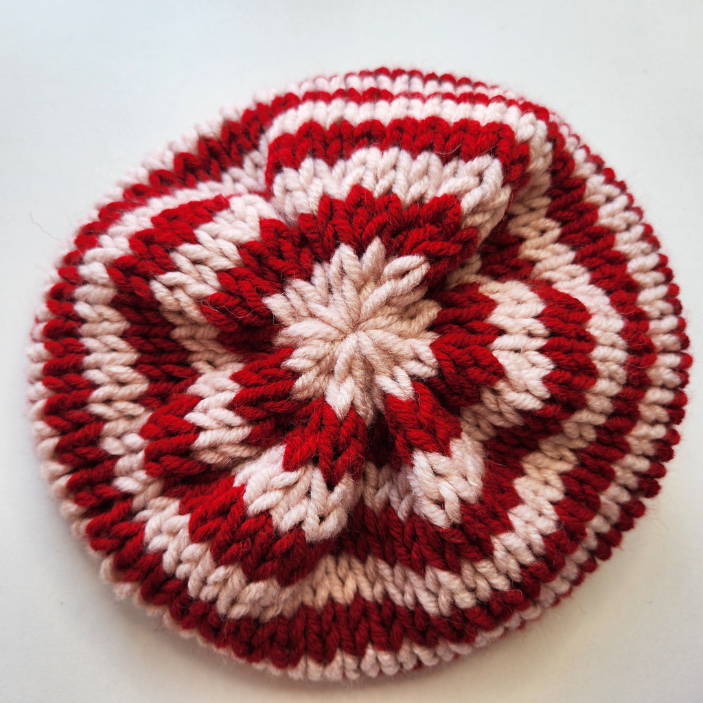 Rolling Stripes Beanie Pattern - Beginner-Friendly Knitting Pattern