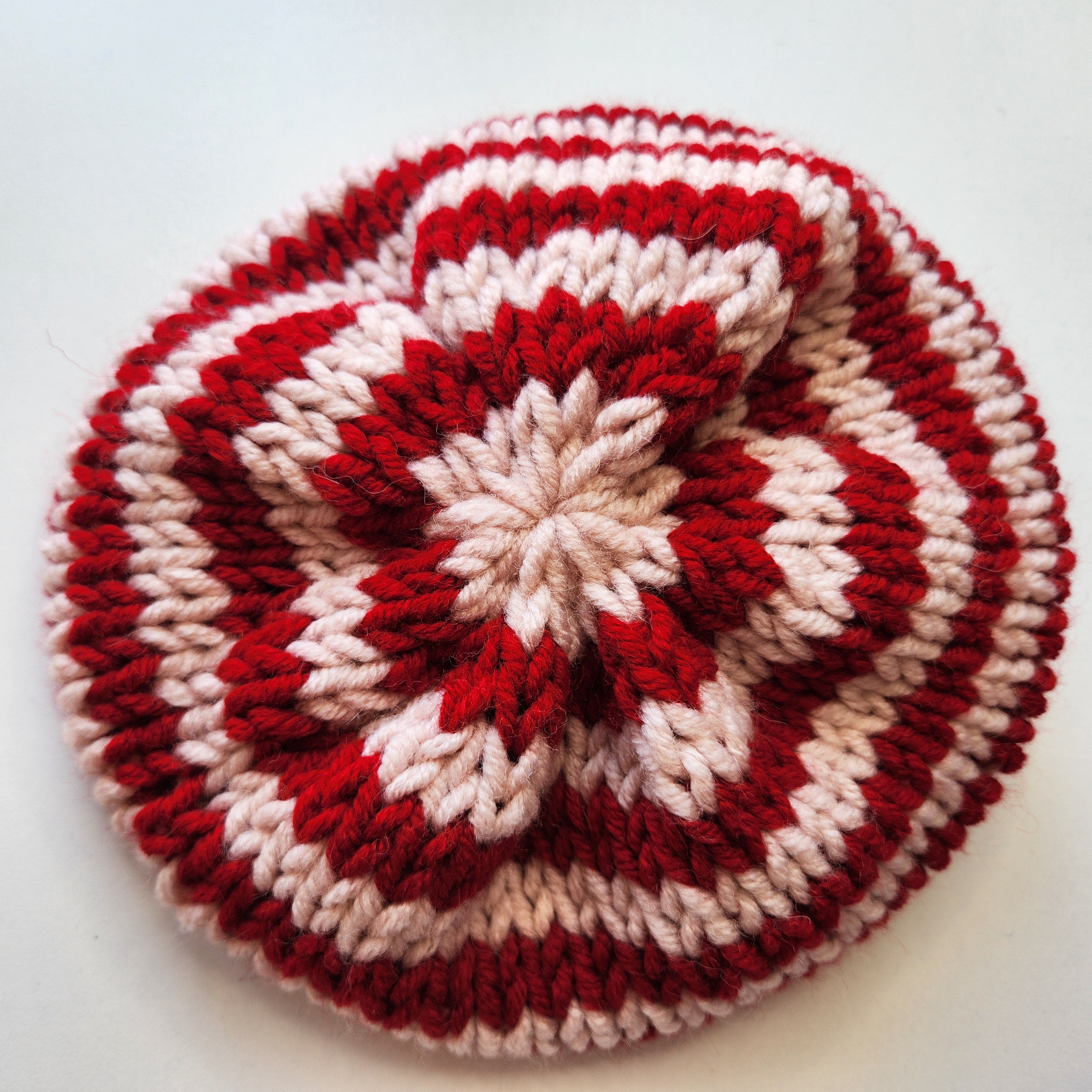 Rolling Stripes Beanie Pattern - Beginner-Friendly Knitting Pattern