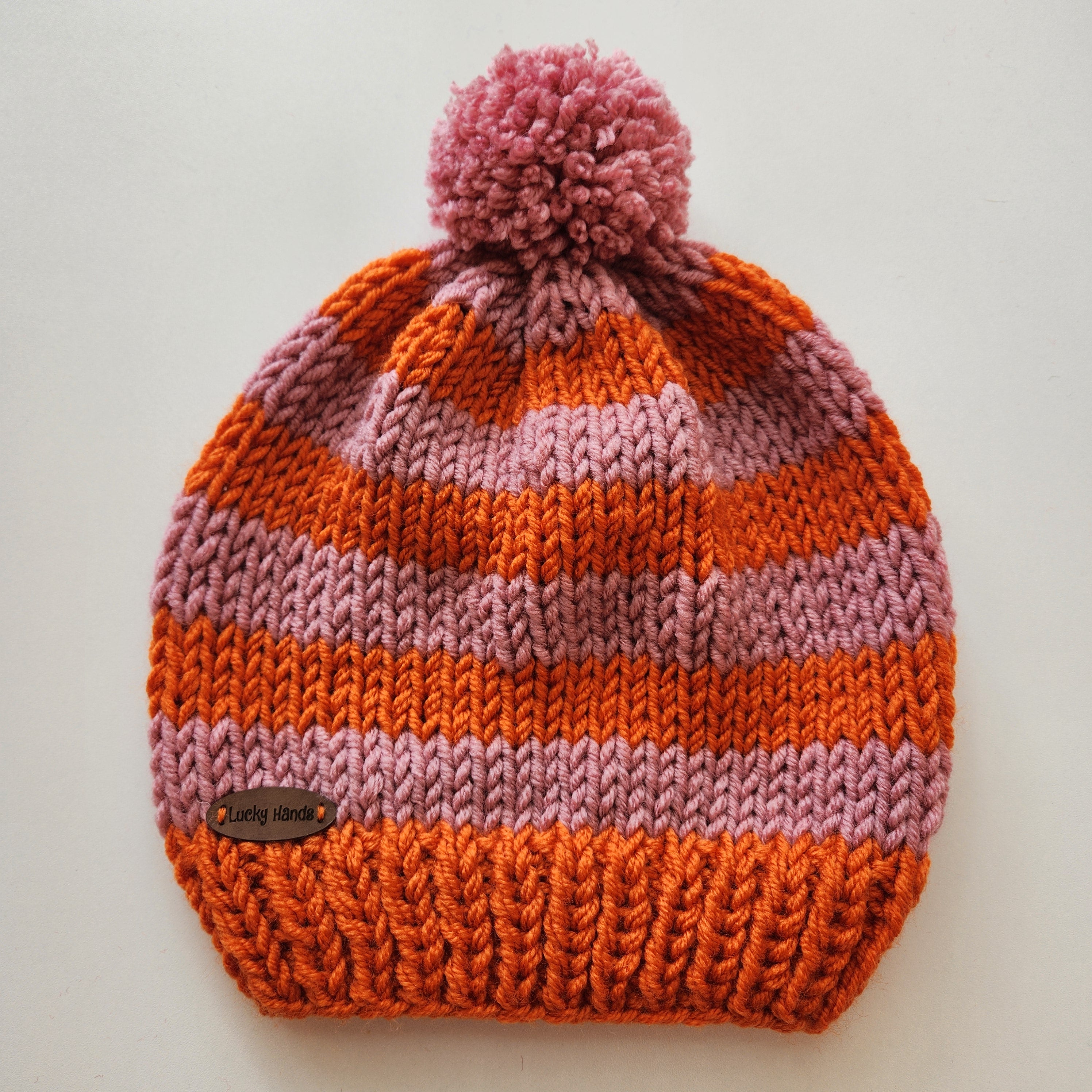 Rolling Stripes Beanie Pattern - Beginner-Friendly Knitting Pattern