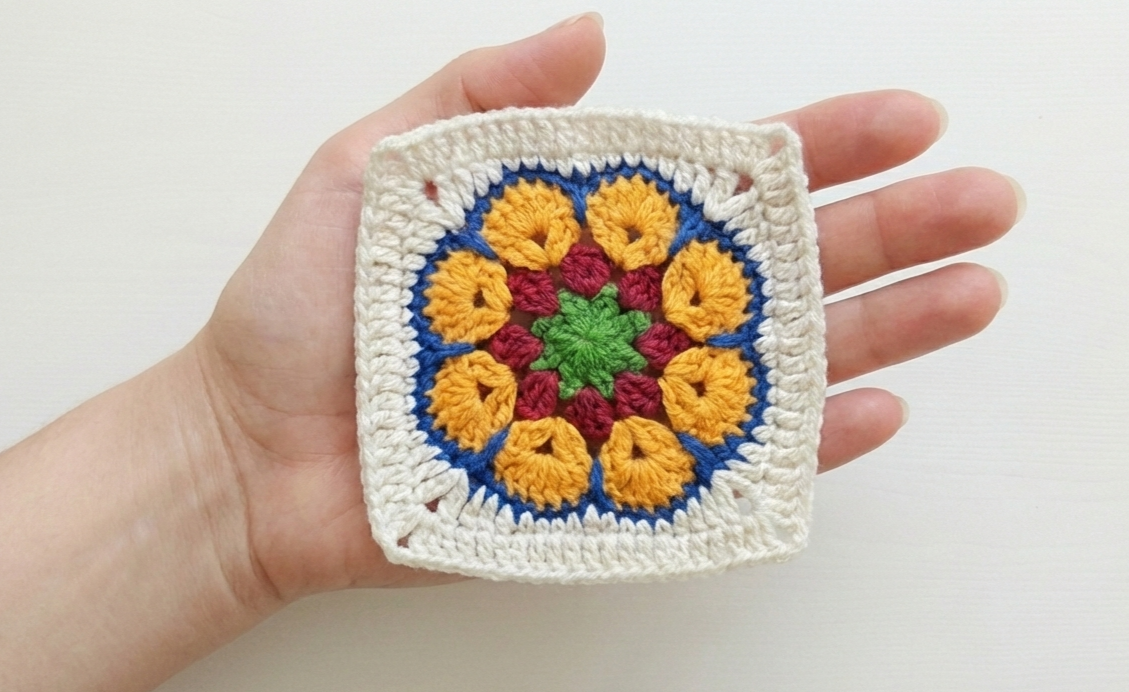 African Flower Motif Pattern