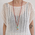 Aira Top Crochet Pattern - Mesh Summer Festival Beach Top