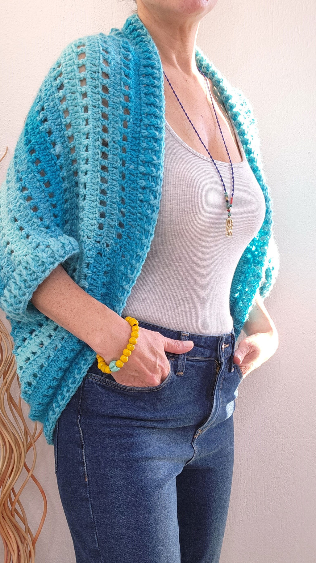 Festival Shrug Crochet Pattern -patternsforknitting.net 