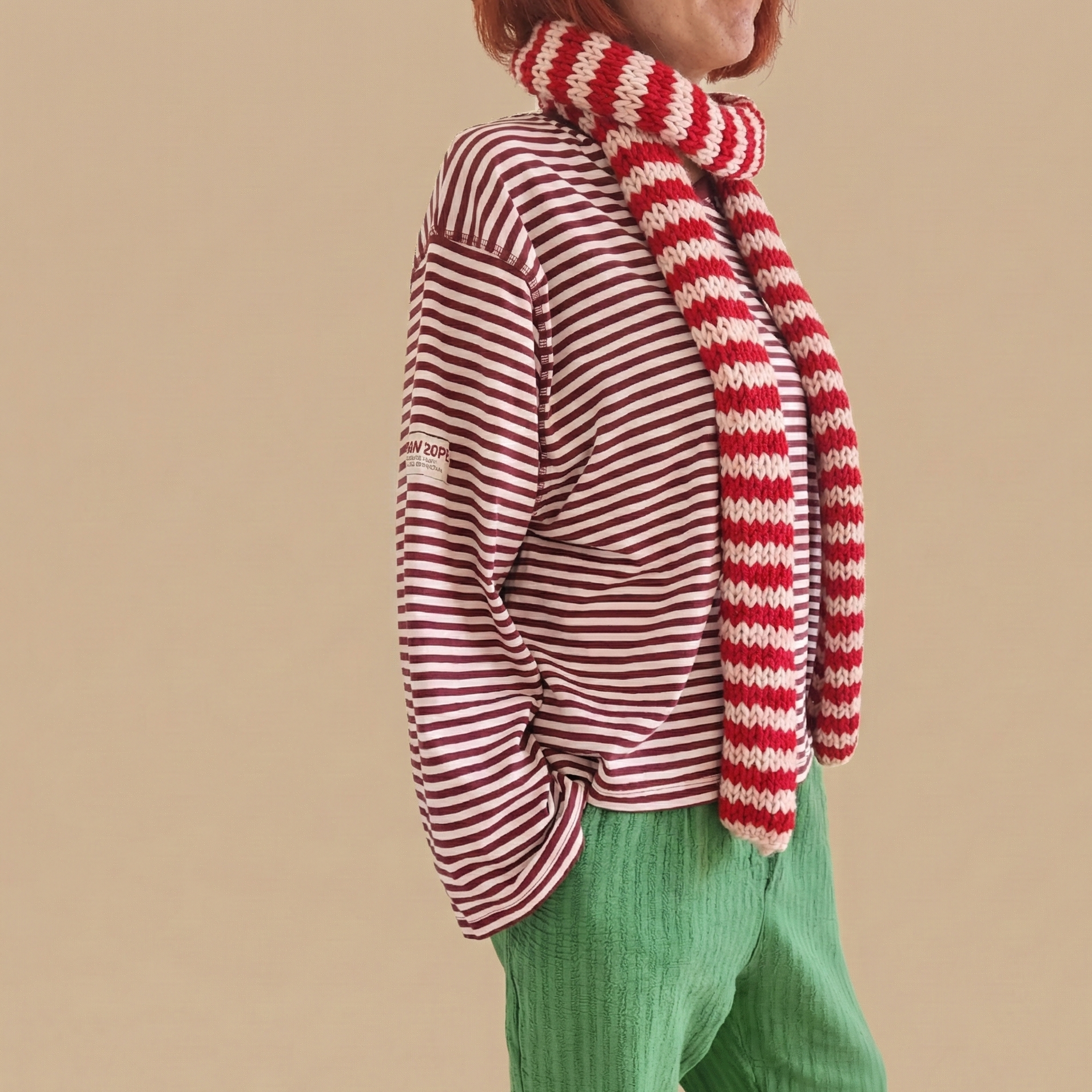 Rolling Stripes Scarf Pattern - Beginner-Friendly Knitting Pattern