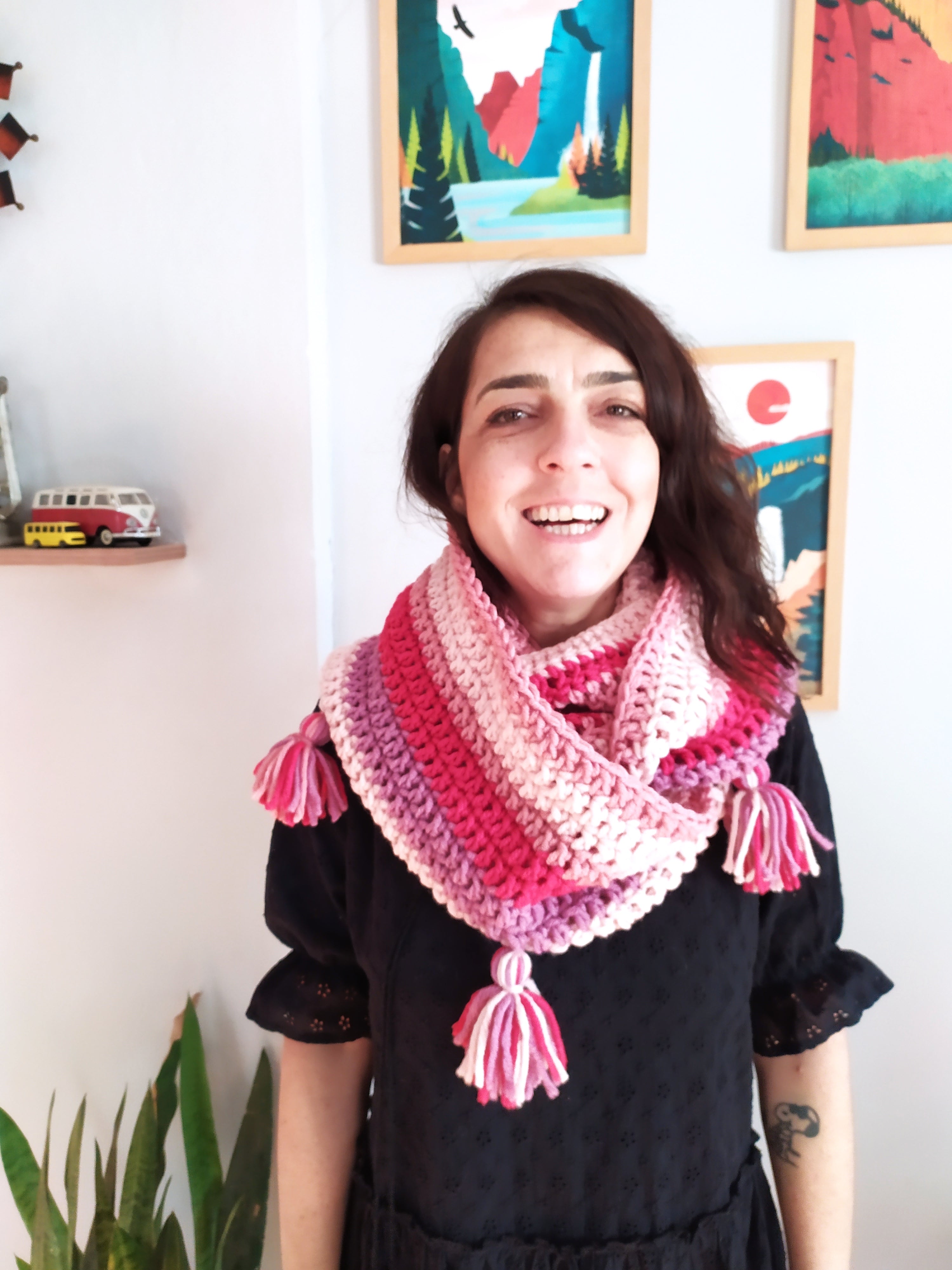 Enid Sinclair Snood - Crochet Pattern