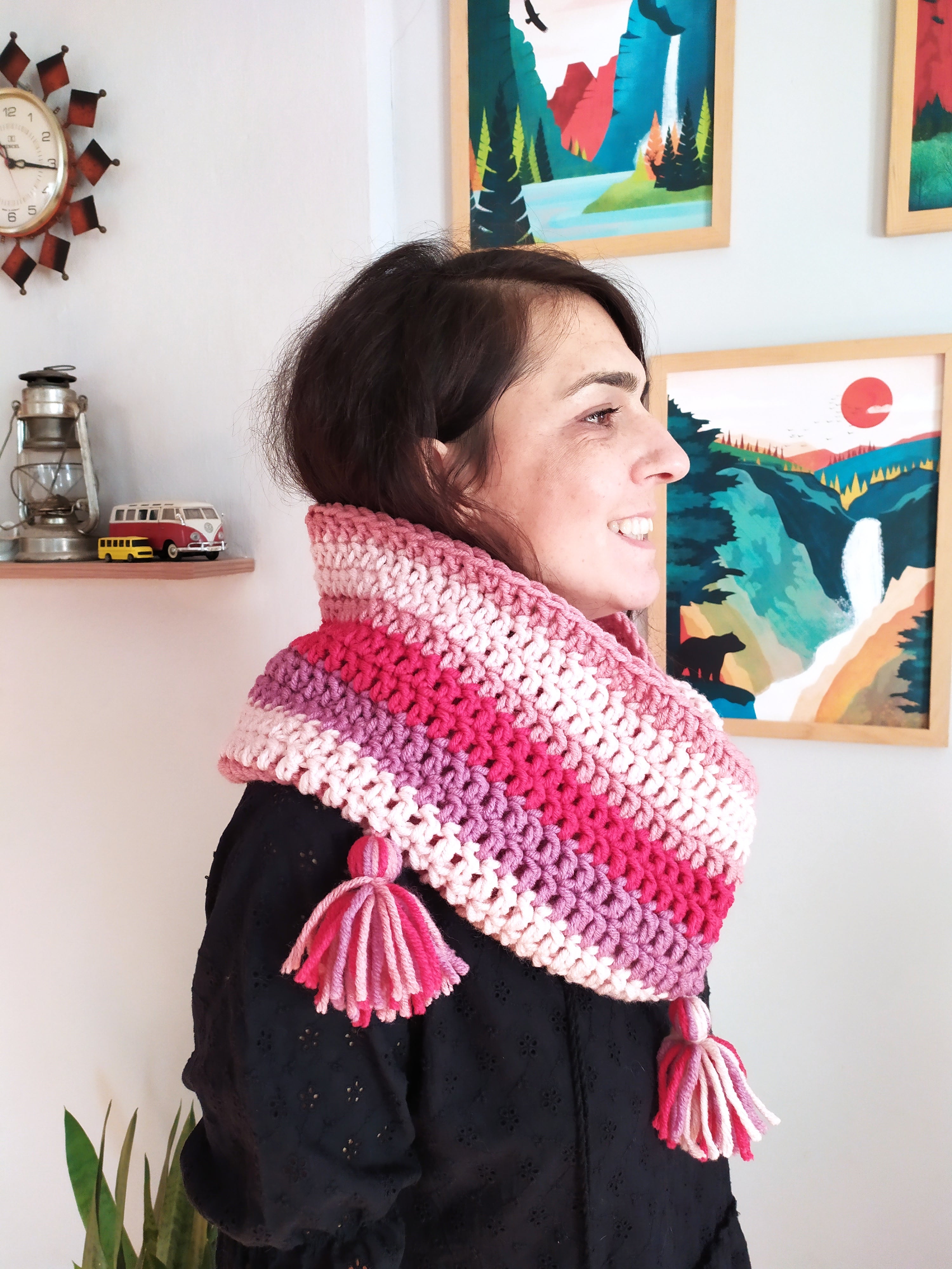 Enid Sinclair Snood - Crochet Pattern