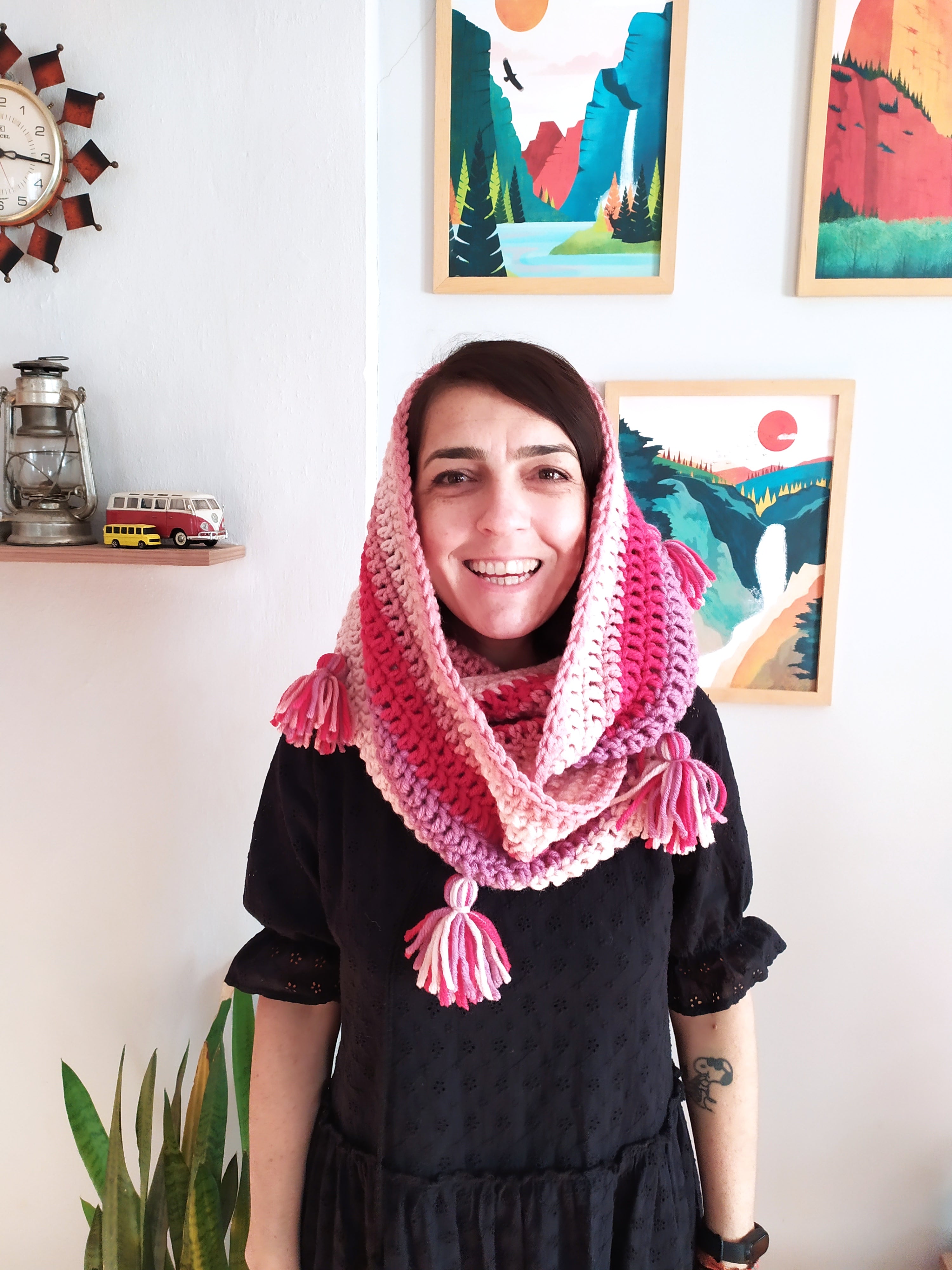 Enid Sinclair Snood - Crochet Pattern