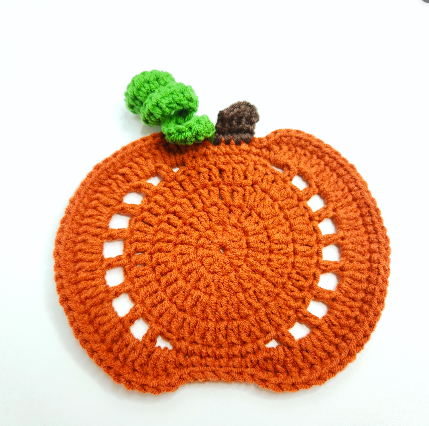 Pumpkin Motif Crochet Pattern 🎃 Beginner-Friendly Crochet Pattern